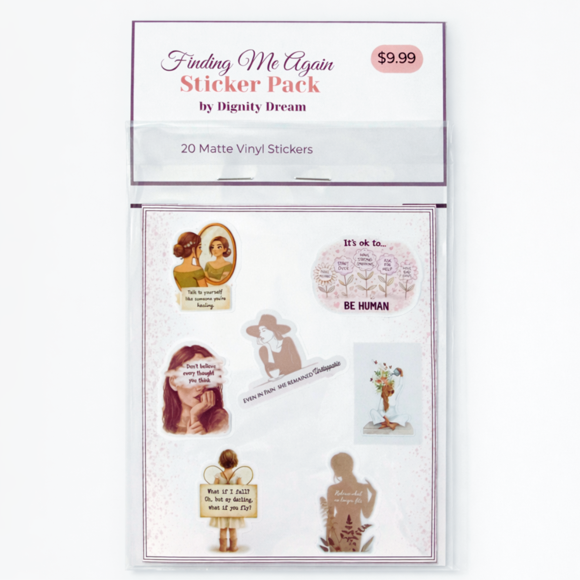Finding Me Again Sticker Pack