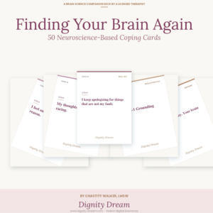 Neuroscience Coping Skill Cards